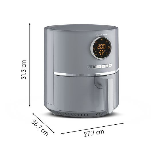 Friteuse Air Fryer sans huile 4.2 1630W 8 Programmes LCD Moulinex Easy Fry Ultra EZ111B10 – Image 7