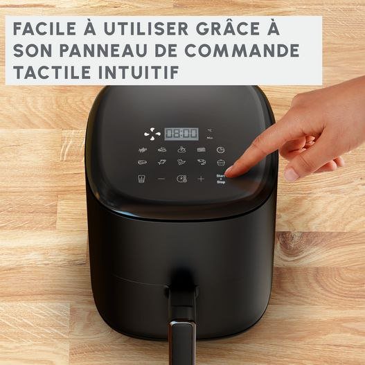 Friteuse sans huile 3L 1300W 10 Programmes avec Écran Tactile - Moulinex Easy Fry Compact EZ145820 – Image 5