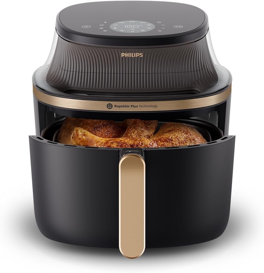 Friteuse Air Fryer Sans Huile 6.2L 1700W 12 Programmes Avec Fenêtre Philips Série 3000 NA332/09 – Image 4