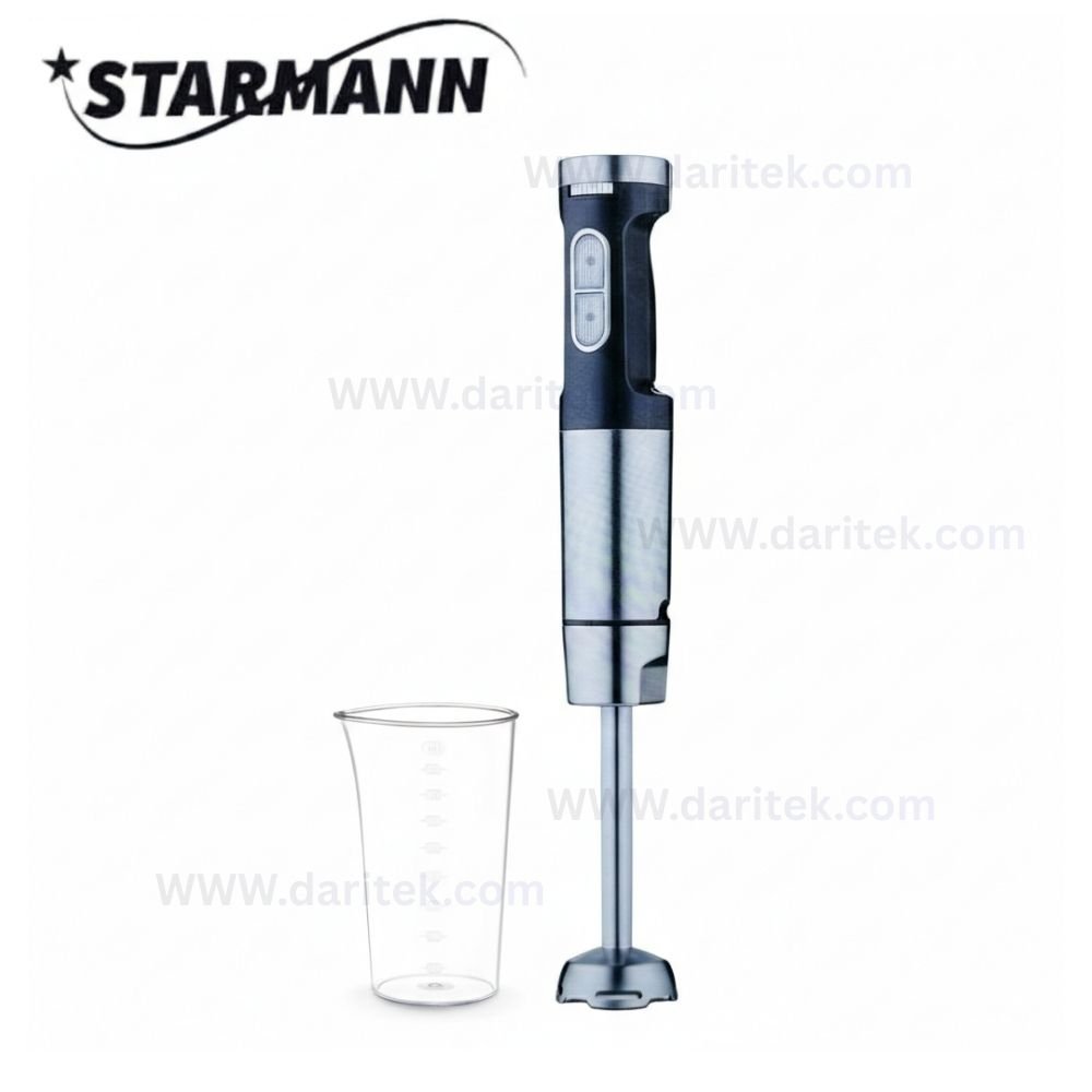 Bras Mixeur 500 W 2 Vitesses Inox Avec Tasse STARMANN HMS-HB21