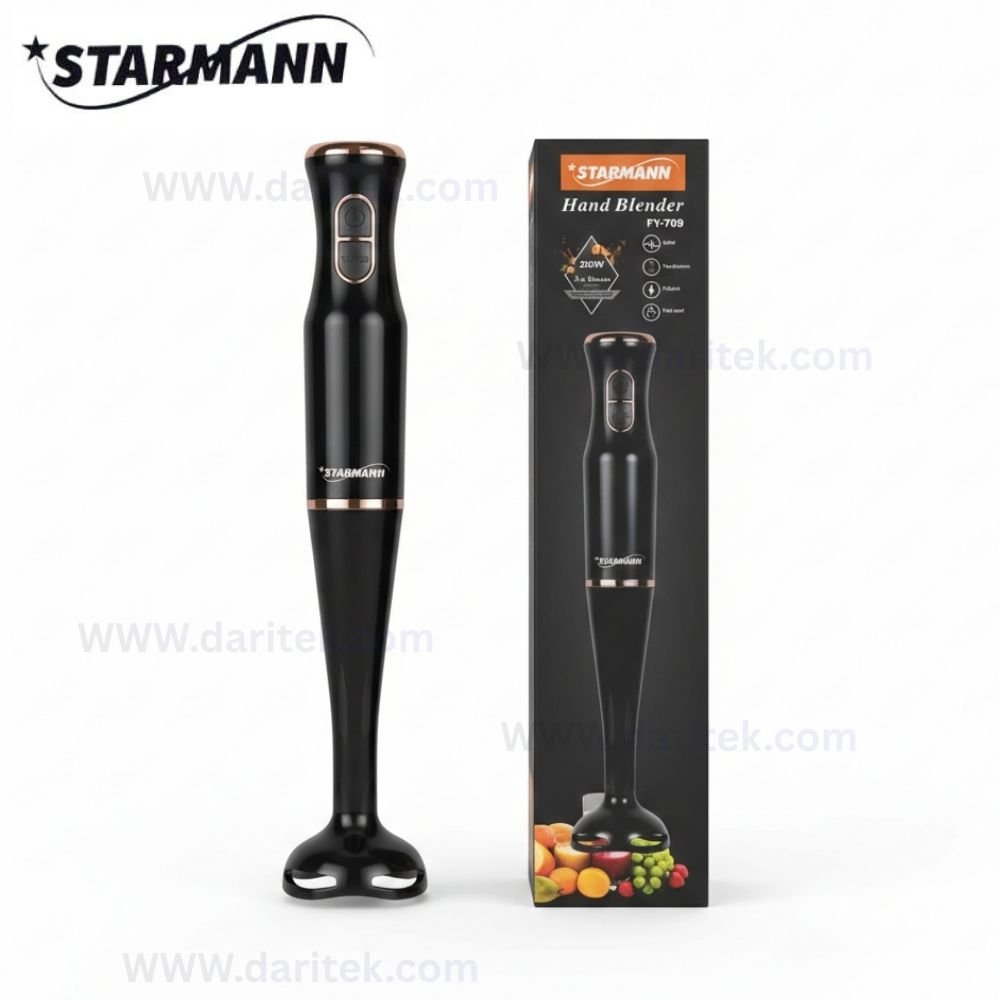 Bras Mixeur 200 W 2 Vitesses STARMANN FY-709 Noir