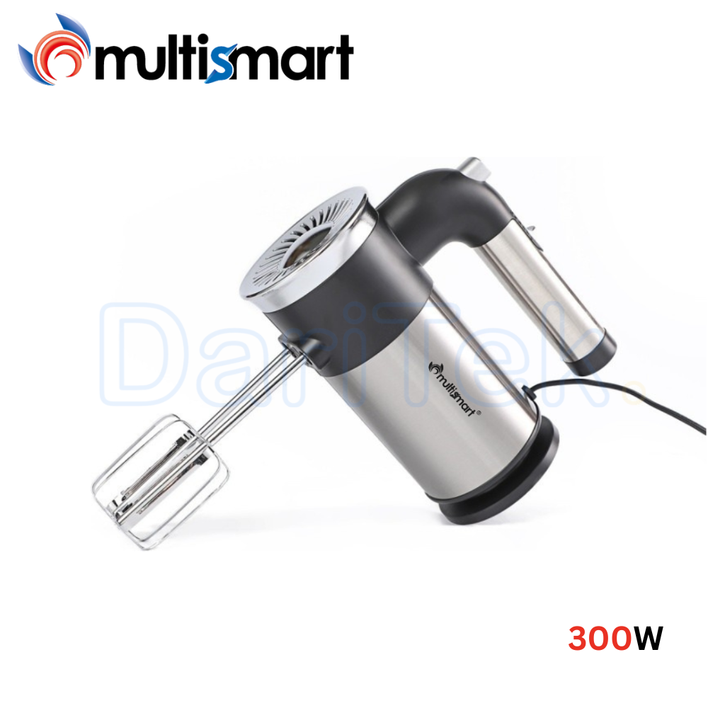 خلاط يدوي كهربائي 300 واط بخمس سرعات – Multismart HM4035