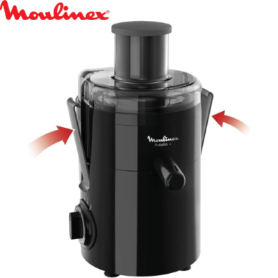 عصّارة كهربائية Moulinex FRUTELIA PLUS بقوة 350 واط وسعة 950 مل مع سرعتين – JU370810 DariTek