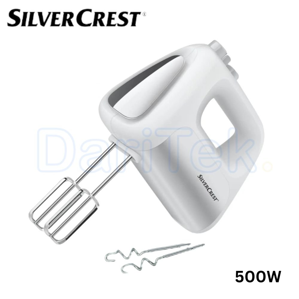 خلاط يدوي كهربائي 500 واط مع 6 سرعات ووظيفة توربو – SilverCrest HM2002GS