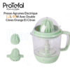 عصّارة حمضيات كهربائية Protefal بسعة 1.2 لتر وقوة 40 واط مع مخروطين – D-8009A DariTek