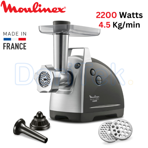 مفرمة لحم كهربائية 4 في 1 – 2200 واط 4.5 كغ/الدقيقة – Moulinex HV8 PRO ME686832