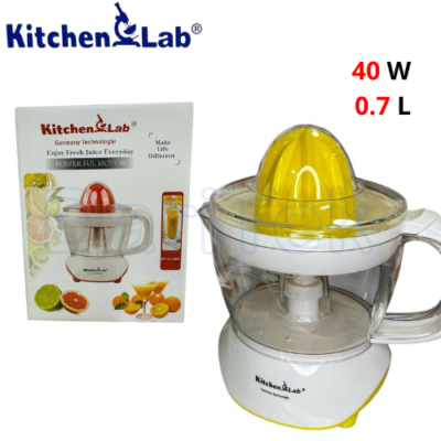 Presse Agrumes Électrique KitchenLab 0.7 L 40 W Bidirectionnel - KT-CJ-001 DariTek