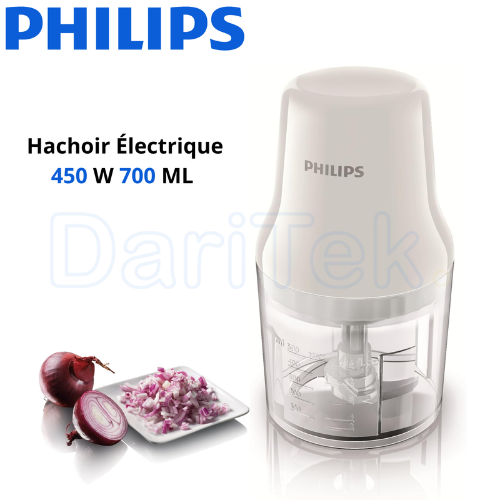 Hachoir Electrique 450 W 700 ML - Philips HR1393