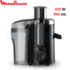عصّارة كهربائية Moulinex FRUTELIA PLUS بقوة 350 واط وسعة 950 مل مع سرعتين – JU370810 DariTek