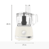 Robot Multifonction 600W 2.4L avec 15 Fonctions et 4 accessoires Moulinex Soleil Ivoire FP345A11 DariTek