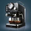 Machine a Café Expresso SilverCrest 20 Bars 1100W 1.2L Poudre et cappuccino - Vintage CM5013-CB – Image 2