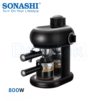 ماكينة قهوة بقدرة 800 واط وضغط 3.5 بار لتحضير القهوة والكابتشينو حتى 4 أكواب – Sonashi SCM-4980 ماكينة قهوة بقدرة 800 واط وضغط 3.5 بار لتحضير القهوة والكابتشينو حتى 4 أكواب – Sonashi SCM-4980 DariTek