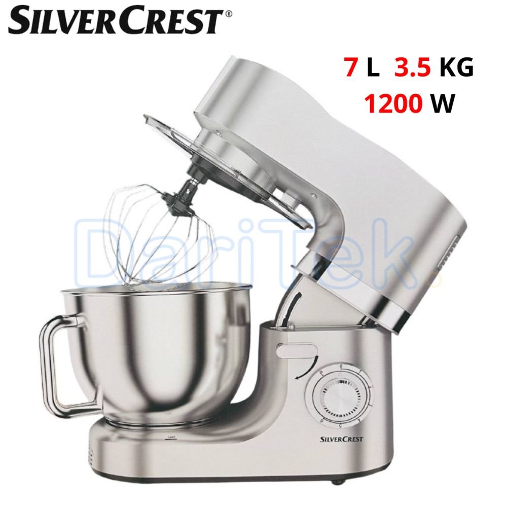 Robot Pétrin Multifonctions 7L 3.5 KG 1200W - SilverCrest TM618