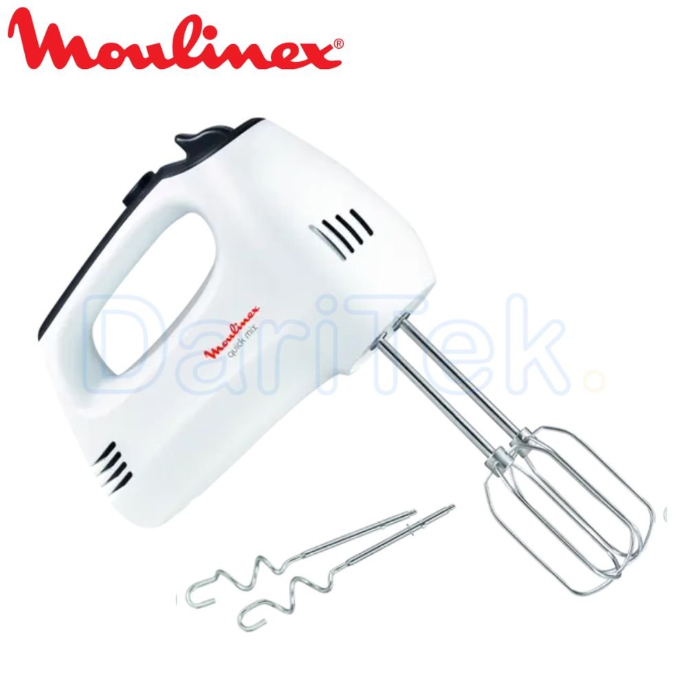 خلاط كهربائي يدوي 300 واط مع 5 سرعات – Moulinex QuickMix HM3101B1