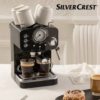 Machine a Café Expresso SilverCrest 20 Bars 1100W 1.2L Poudre et cappuccino - Vintage CM5013-CB – Image 3