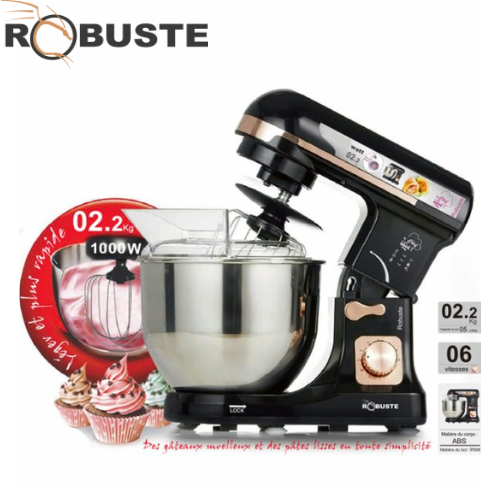 Robot Pétrin 1000 W 5 L 2.2 KG - Robuste PK2