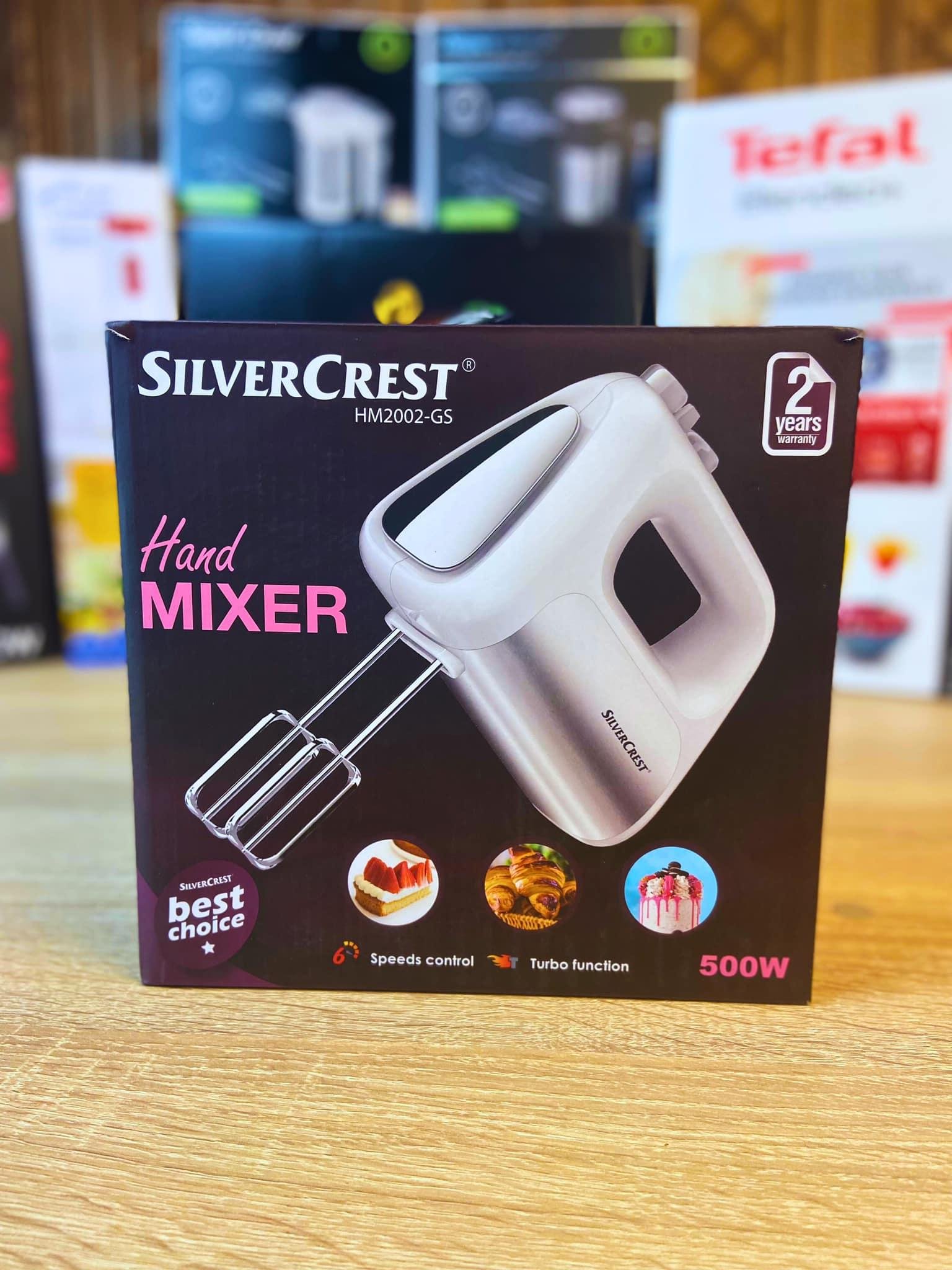 خلاط يدوي كهربائي 500 واط مع 6 سرعات ووظيفة توربو – SilverCrest HM2002GS - الصورة 3