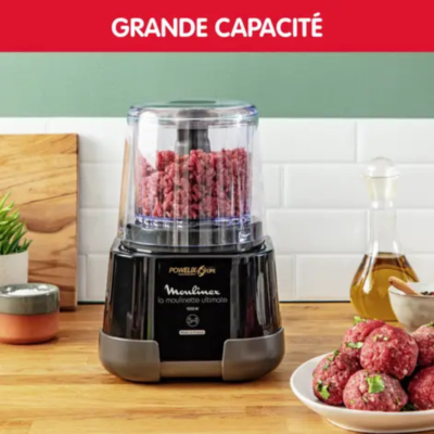 Hachoir Electrique 5 En 1 - 1000 W 550 ML 350 G - Moulinex Moulinette Ultimate DP810810 DariTek
