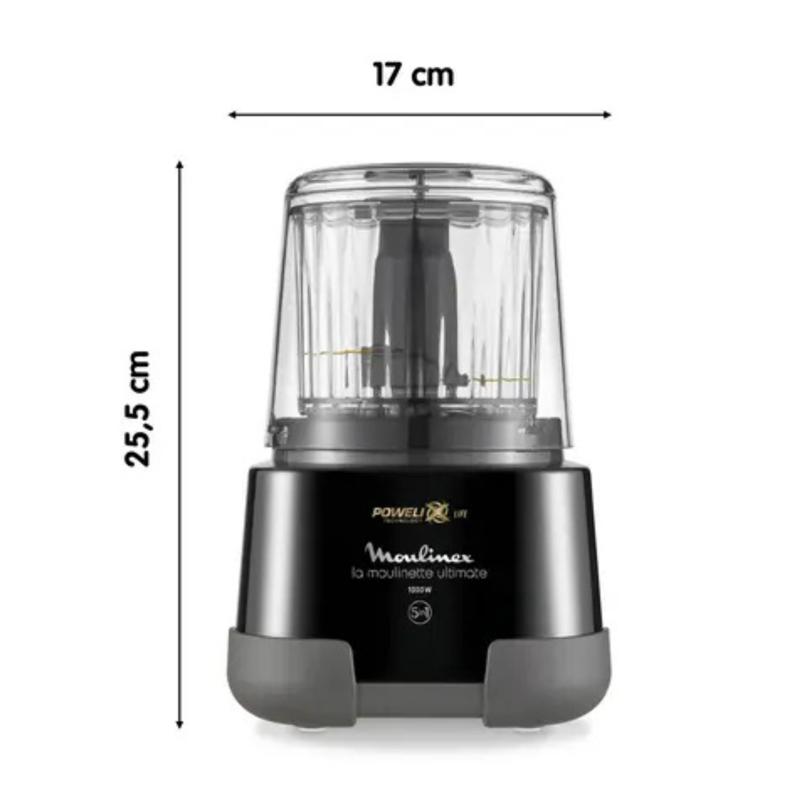 Hachoir Electrique 5 En 1 - 1000 W 550 ML 350 G - Moulinex Moulinette Ultimate DP810810 Hachoir Electrique 5 En 1 - 1000 W 550 ML 350 G - Moulinex Moulinette Ultimate DP810810 – Image 6