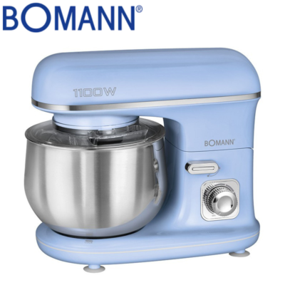 Robot Pétrin Multifonction 1100 W 5 L 2.5 KG - Bomann KM 6030 CB DariTek