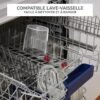 Hachoir Electrique 3en1 - 500W 6 Lames 500 ML - Moulinex Multi Moulinette AT714G32 DariTek