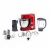 Robot Pétrin Pâtissier avec 7 Accessoires 1100W 4.6L 8 Vitesses Rouge - Moulinex Masterchef gourmet QA512G10 – Image 8