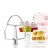 Robot Pétrin Pâtissier avec 7 Accessoires 1100W 4.6L 8 Vitesses Rouge - Moulinex Masterchef gourmet QA512G10 – Image 6