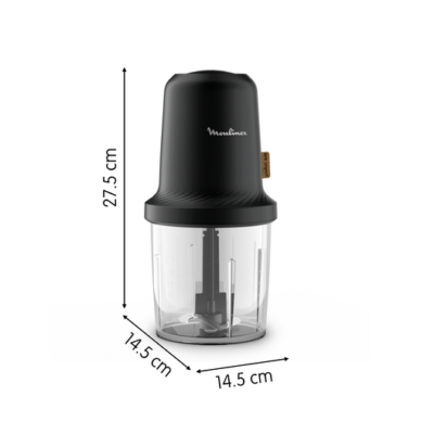 Hachoir Electrique 500 W 500 ml avec 2 Lames écologique - Moulinex Eco Respect AT80E810 DariTek