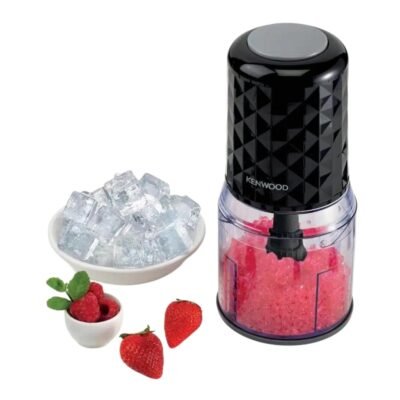 Hachoir Électrique avec 2 Bol 800ml 400W 4 Lames avec 2 Vitesses et Fonction Ice Crush - Kenwood CHP40.500BK DariTek
