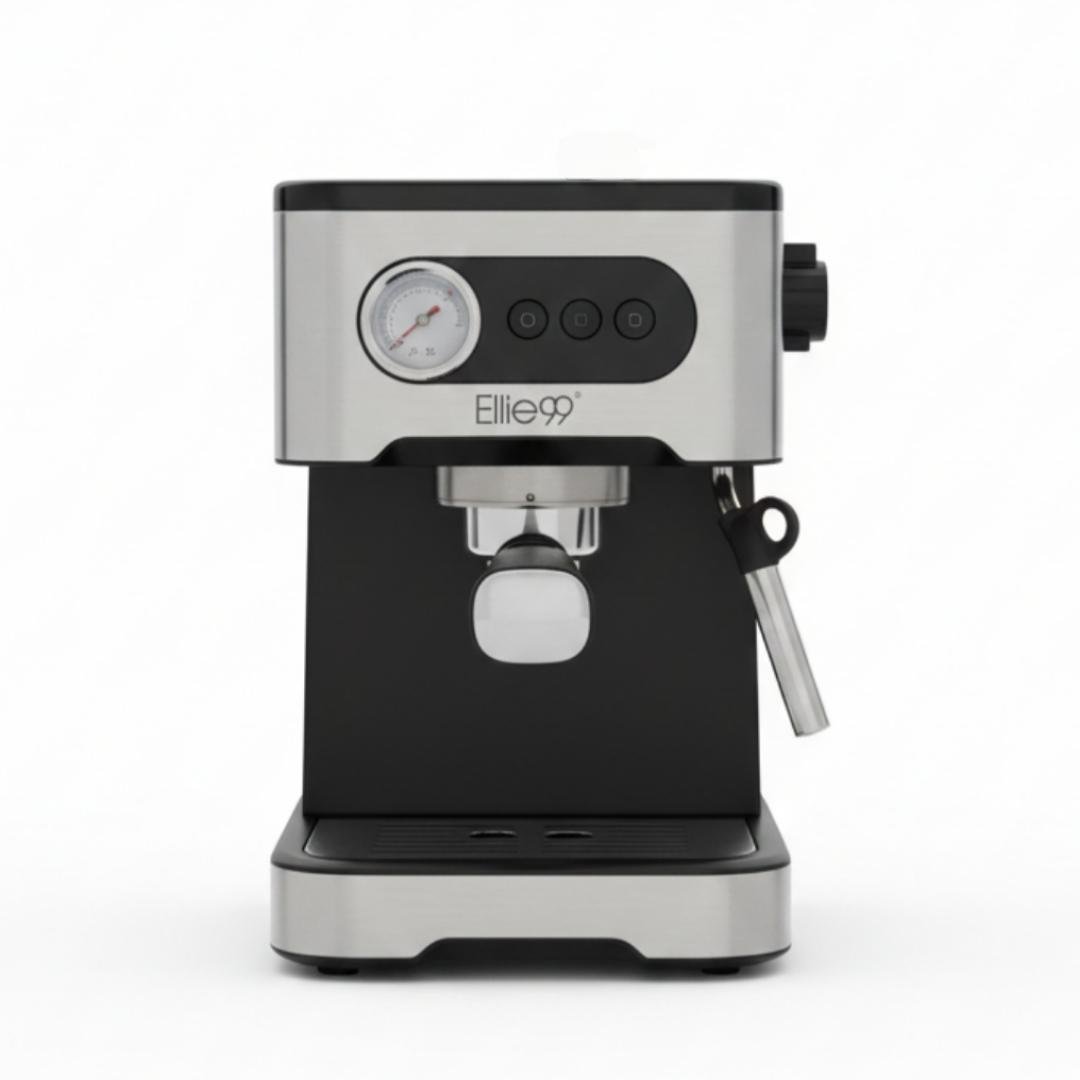 ماكينة القهوة إسبريسو - بقوة 20 بار و1350 واط تعمل بالقهوة المطحونة مع صانع رغوة مدمج - Elite99 ELT-3350 - الصورة 4
