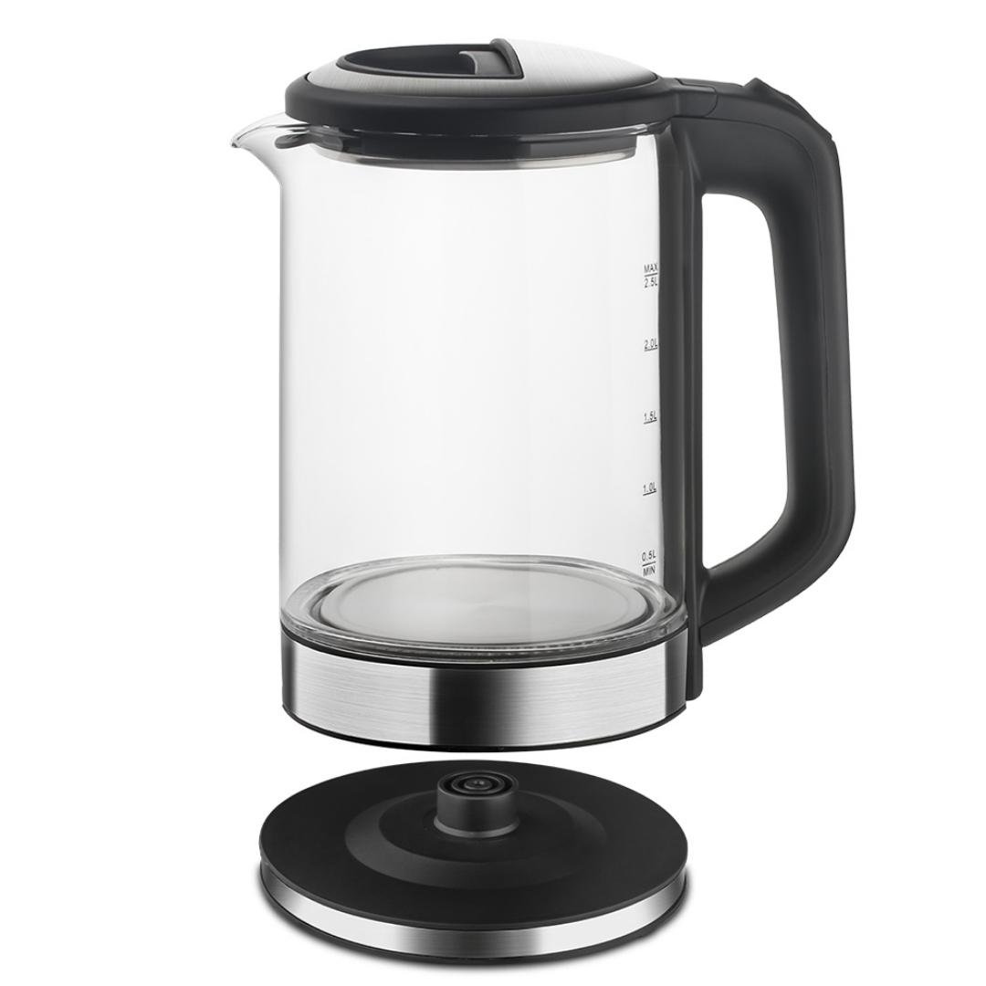 Bouilloire Électrique Sans Fil en Verre 1500W 2.5L - Trustmann TM-EK-002 – Image 2