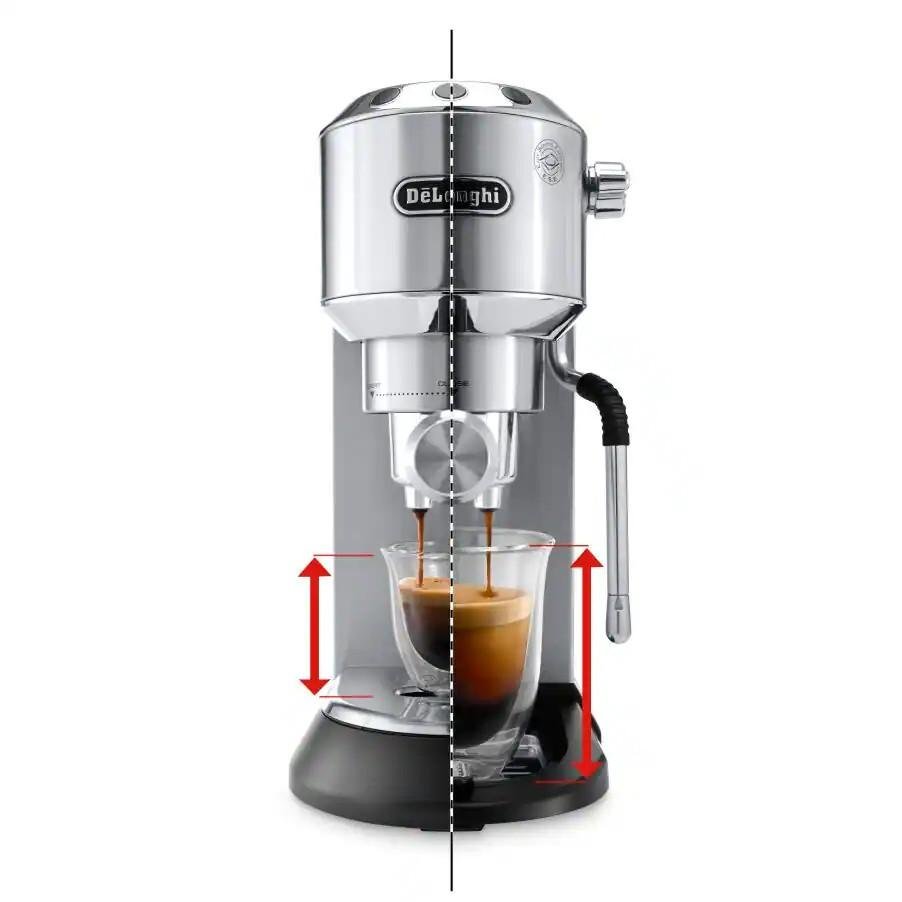 ماكينة القهوة إسبريسو DeLonghi Dedica Arte - بقوة 15 بار خزان 1.1 لتر 1300 واط مع أنبوب بخار للحليب - موديل EC885.M ماكينة القهوة إسبريسو DeLonghi Dedica Arte - بقوة 15 بار خزان 1.1 لتر 1300 واط مع أنبوب بخار للحليب - موديل EC885.M - الصورة 5