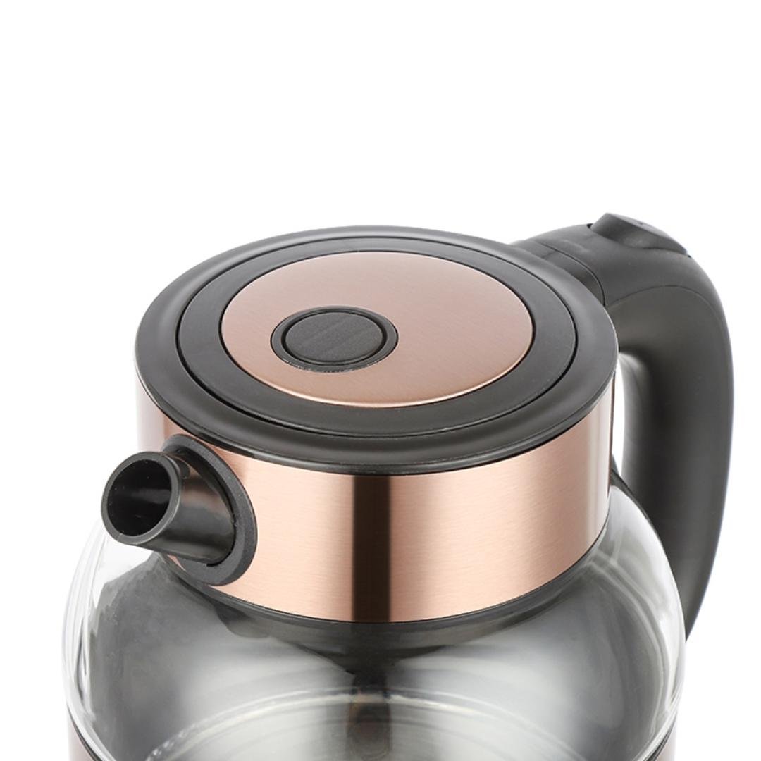 غلاية كهربائية بدون سلك من الزجاج 1.8 لتر 1500 واط – Sonashi SKT-1812 - الصورة 3