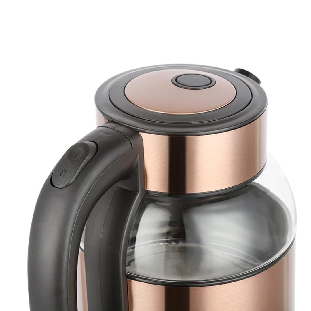 غلاية كهربائية بدون سلك من الزجاج 1.8 لتر 1500 واط – Sonashi SKT-1812 - الصورة 4