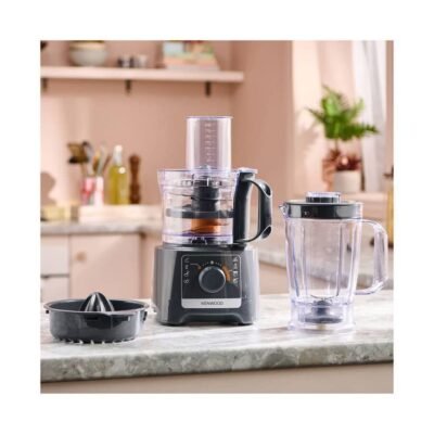روبوت مطبخ متعدد الوظائف 800 واط، بوعاء 2.1 لتر، مع عدة ملحقات - Kenwood MultiPro Compact FDP31.360GY DariTek