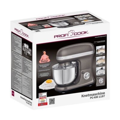 Robot Pétrin Multifonction 8 Vitesse 5L 3kg 1200W - Proficook PC-KM 1197 DariTek