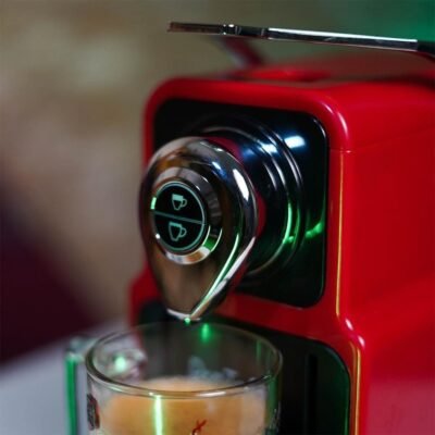 Machine À Café Protefal À Capsules 1400W 19Bar 700ml - Rouge EM-101C DariTek