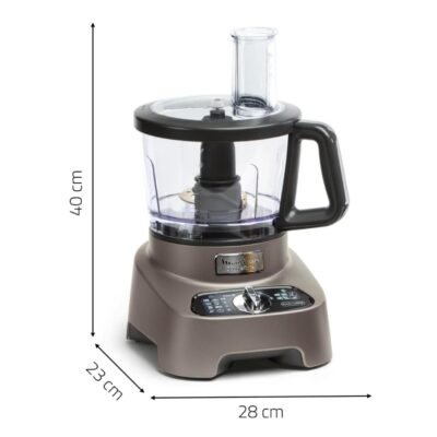روبوت مطبخ متعدد الوظائف 1000 واط، بسعة 3 لترات مع 31 وظيفة و10 ملحقات - Moulinex DoubleForce FP825E10 DariTek