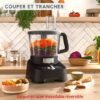 Robot Multifonction De Cuisine 1000W 3L Avec 28 Fonctions et 8 Accessoires - Moulinex DoubleForce FP821811 Robot Multifonction De Cuisine 1000W 3L Avec 28 Fonctions et 8 Accessoires - Moulinex DoubleForce FP821811 – Image 4