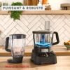 Robot Multifonction De Cuisine 1000W 3L Avec 28 Fonctions et 8 Accessoires - Moulinex DoubleForce FP821811 Robot Multifonction De Cuisine 1000W 3L Avec 28 Fonctions et 8 Accessoires - Moulinex DoubleForce FP821811 – Image 3