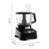 Robot Multifonction De Cuisine 1000W 3L Avec 28 Fonctions et 8 Accessoires - Moulinex DoubleForce FP821811 Robot Multifonction De Cuisine 1000W 3L Avec 28 Fonctions et 8 Accessoires - Moulinex DoubleForce FP821811 – Image 8