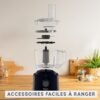 Robot Multifonction De Cuisine 800W 2.4L Avec 15 Fonctions et 4 Accessoires - Moulinex EasyForce FP242810 Robot Multifonction De Cuisine 800W 2.4L Avec 15 Fonctions et 4 Accessoires - Moulinex EasyForce FP242810 DariTek