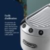 ماكينة قهوة الإسبريسو بضغط 15 بار قدرة 1300 واط وسعة 1.1 لتر - De’Longhi Dedica Style EC685.W DariTek
