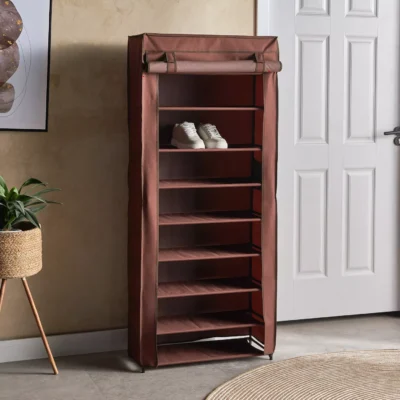 Porte Chaussures 9 étages - Armoire De Rangement pour Chaussures 60 X 30 X 160 Cm DariTek