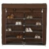 Porte Chaussures 12 étages - Armoire De Rangement pour Chaussures 120 X 30 X 118 Cm Porte Chaussures 12 étages - Armoire De Rangement pour Chaussures 120 X 30 X 118 Cm – Image 3