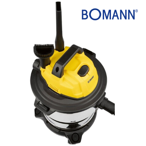 مكنسة كهربائية بومان Bomann للشفط الرطب والجاف - مع خاصية المنفاخ - 1200 واط - BS 6058 CB مكنسة كهربائية بومان Bomann للشفط الرطب والجاف - مع خاصية المنفاخ - 1200 واط - BS 6058 CB - الصورة 2