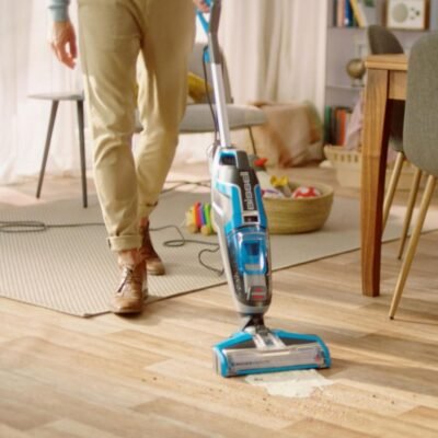 مكنسة وغسالة ومجفف الأرضيات Bissell CrossWave متعددة الوظائف 3 في 1 - 560 واط لجميع أنواع الأسطح - منظف للرطب والجاف - 17132 DariTek