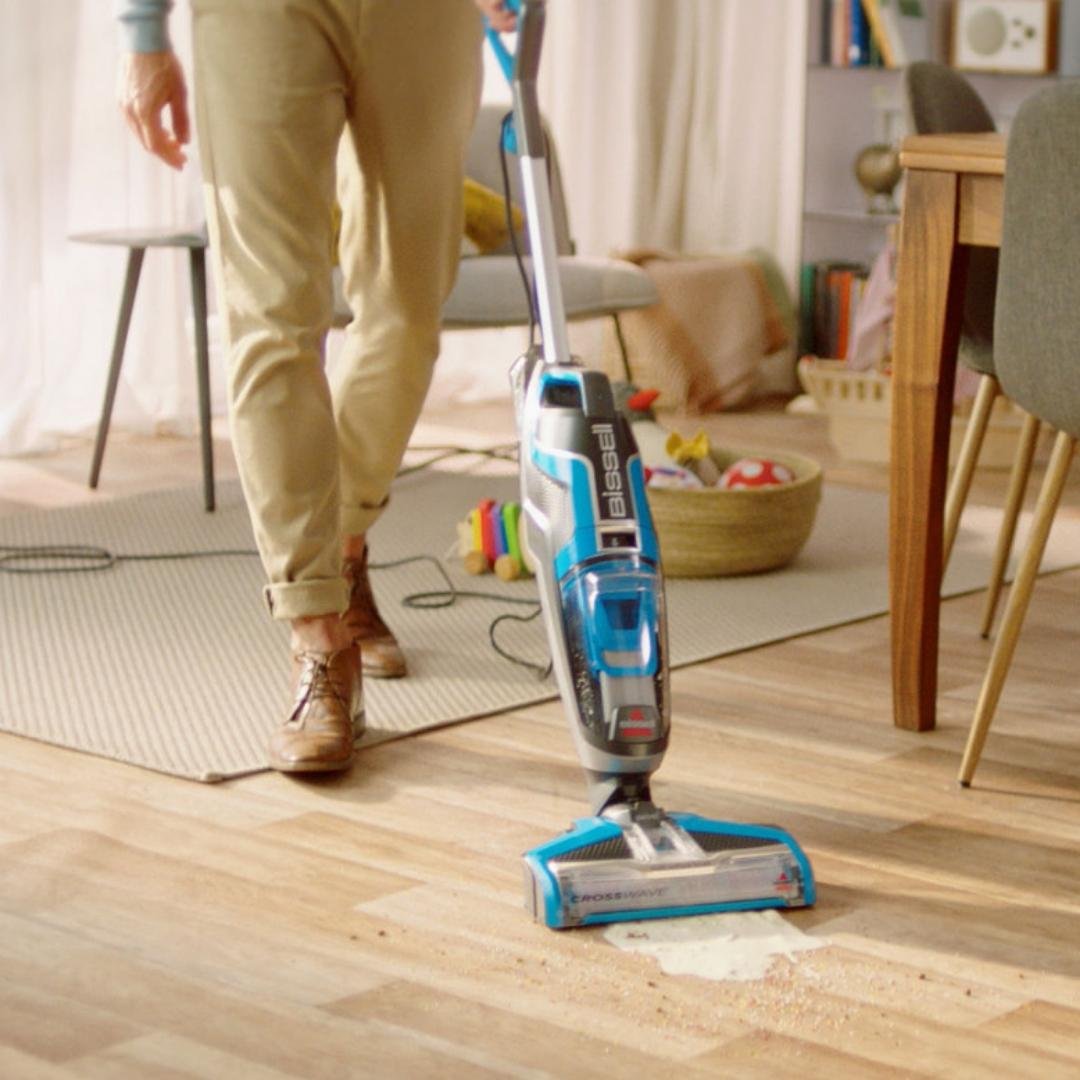 مكنسة وغسالة ومجفف الأرضيات Bissell CrossWave متعددة الوظائف 3 في 1 - 560 واط لجميع أنواع الأسطح - منظف للرطب والجاف - 17132 مكنسة وغسالة ومجفف الأرضيات Bissell CrossWave متعددة الوظائف 3 في 1 - 560 واط لجميع أنواع الأسطح - منظف للرطب والجاف - 17132 - الصورة 4