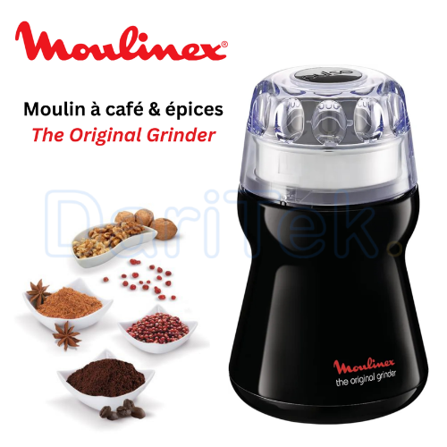 Moulin à Café et Épices Electrique Moulinex 180 W 50g - AR110830