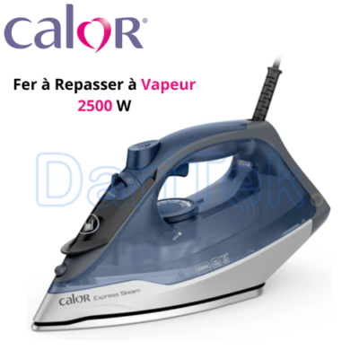 مكواة بخار Calor بقوة 2500 واط مع قاعدة سيراميكية – Express Steam FV2852C0 DariTek
